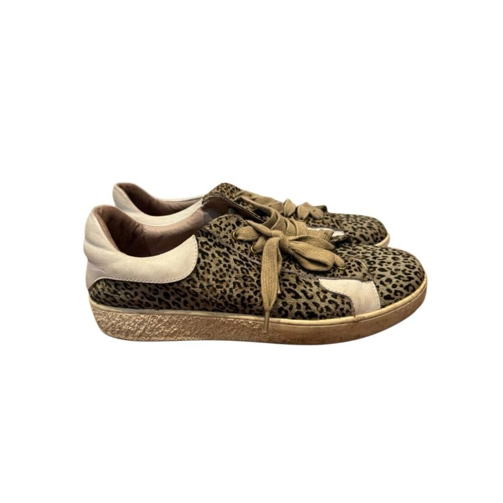 Chocolate Blu Move Women's Nori Calf Hair Sneaker Shoes Size 39